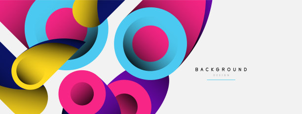 抽象背景最小几何圆和图片下载