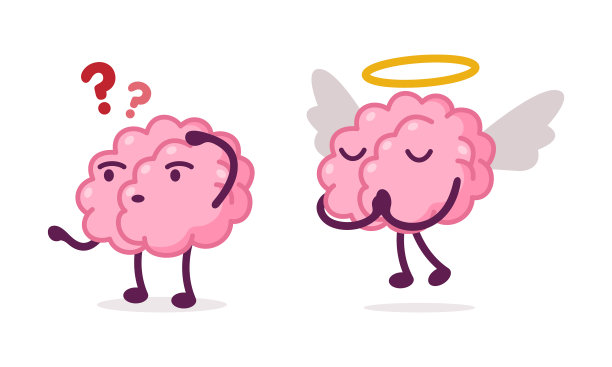 有趣的大脑人物挠头搜索图片下载