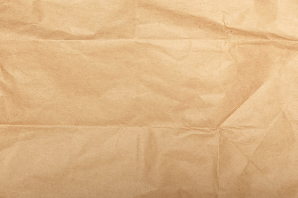 用于牛皮纸背景或硬纸板纹理的皱巴巴的纸图片下载
