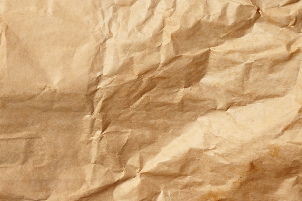 皱巴巴的牛皮纸或硬纸板作背景图片下载