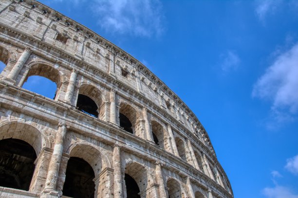 意大利罗马的斗兽场。图片下载