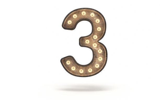 三号用混凝土覆盖的灯泡装饰图片下载