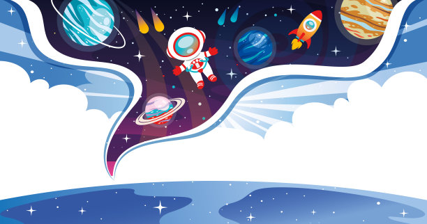 昼与夜的抽象概念图片下载