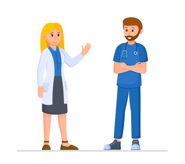 保健和健康保险的概念。矢量平面插图医学会议。图片下载