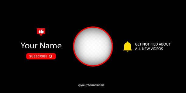 订阅按钮。Chammel横幅。矢量线图标的业务和广告图片下载