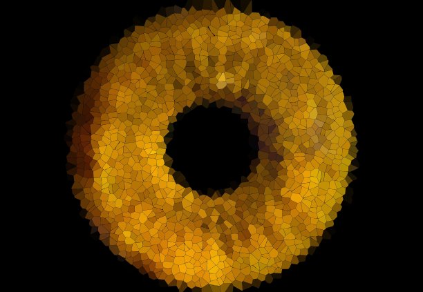 概念创意照片的一个男性眼睛近距离宏绘制在黑色背景孤立。图片下载