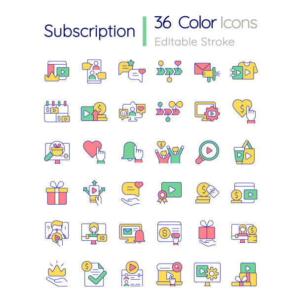 订阅RGB颜色图标设置图片下载