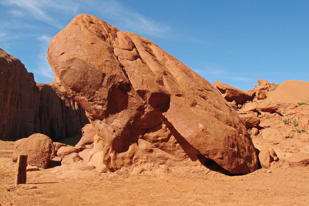 美国犹他州纪念碑谷的岩石图片下载