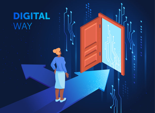 数字技术与进步之路图片下载