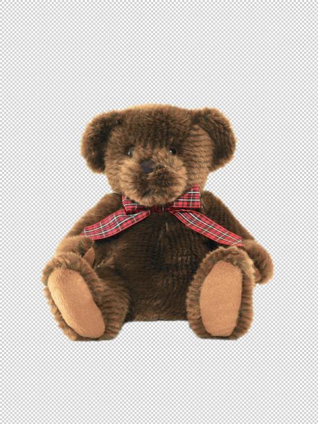 白色背景上的泰迪熊图片下载