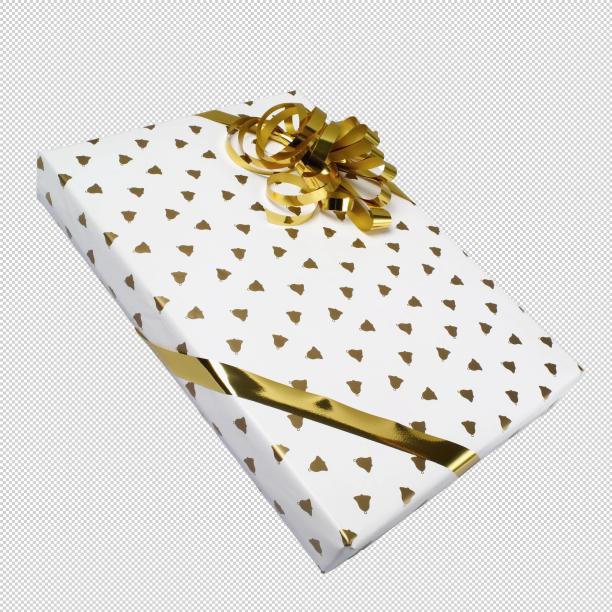 从高处俯瞰包装好的礼物图片下载