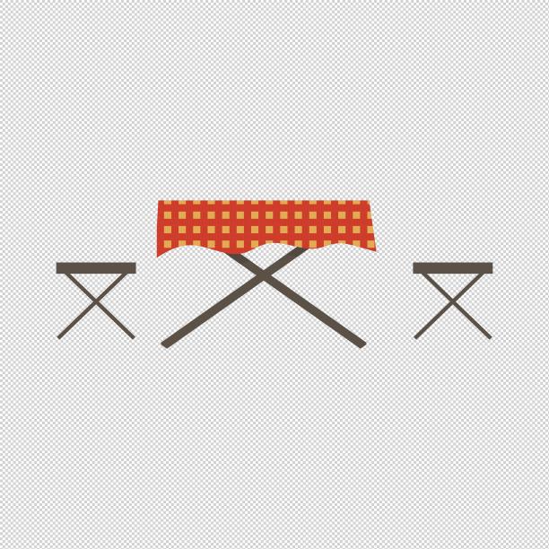 餐桌凳子野餐图片下载