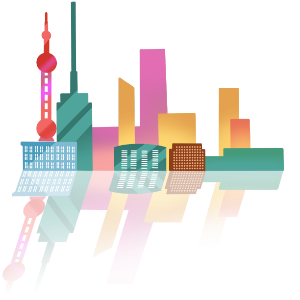 城市地标绚丽图片下载