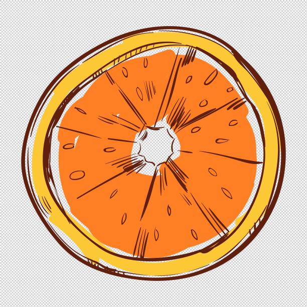 橙子脐橙切开图片下载