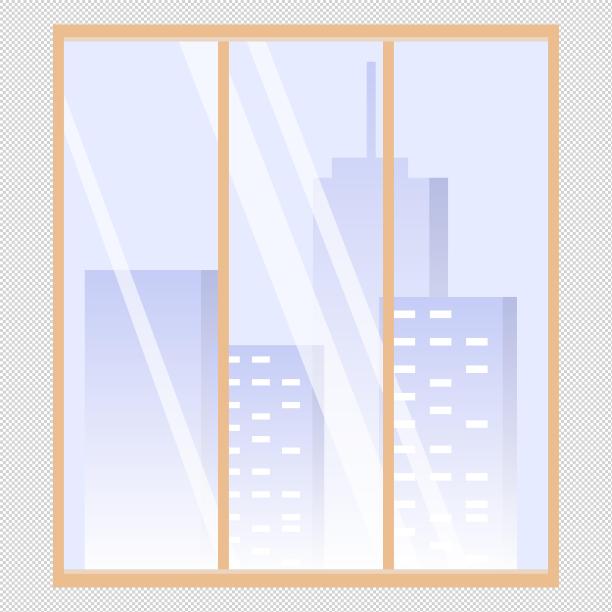 窗户玻璃窗城市建筑图片下载