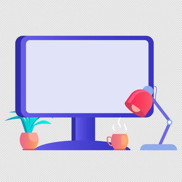 电脑盆栽茶杯图片下载