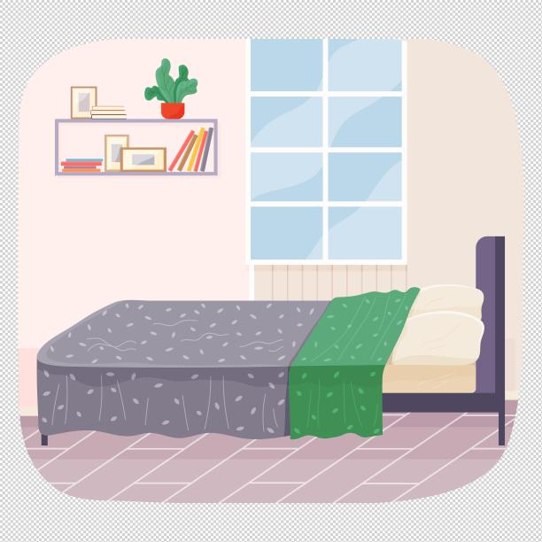 房间床被子置物架图片下载