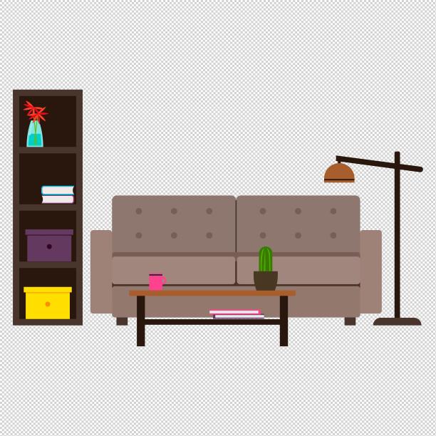 柜子沙发落地灯图片下载