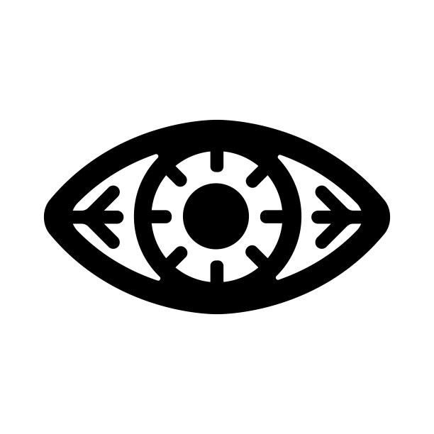 眼睛疲劳，结膜炎，干眼症矢量图标插图图片下载