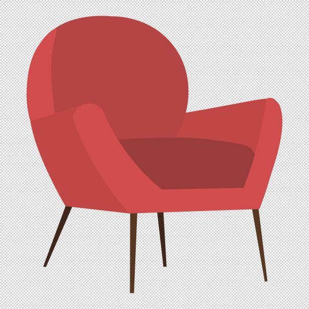 红色沙发座椅图片下载