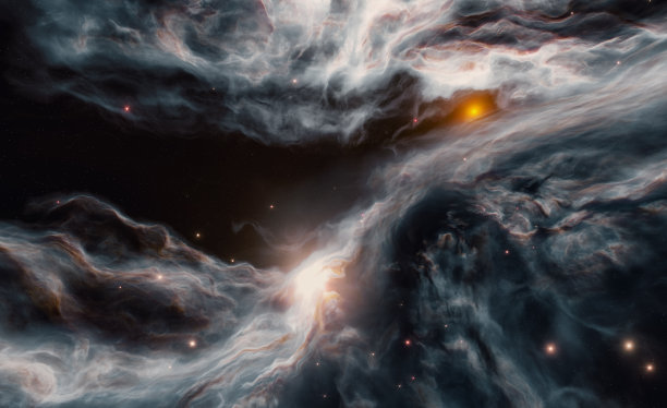 深空中的彩色星云图片下载