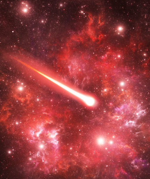 红色彗星图片下载