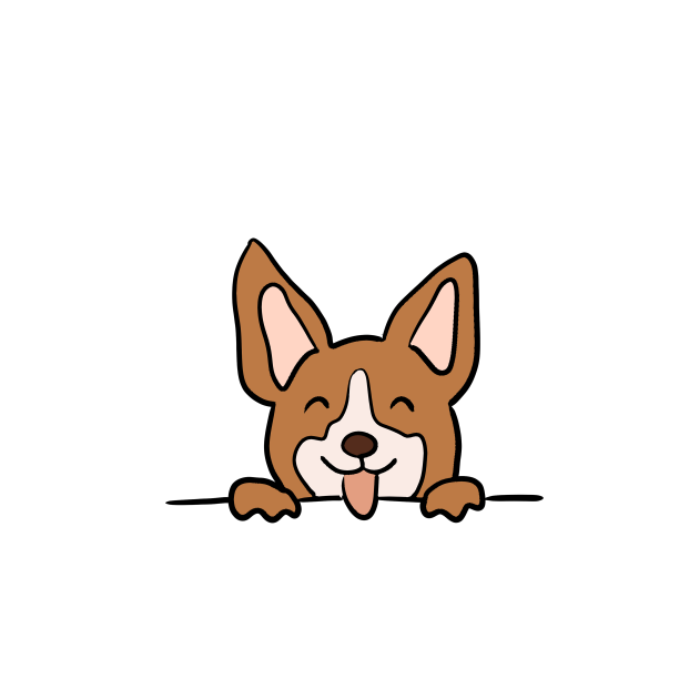 可爱柯基狗狗头像图片下载