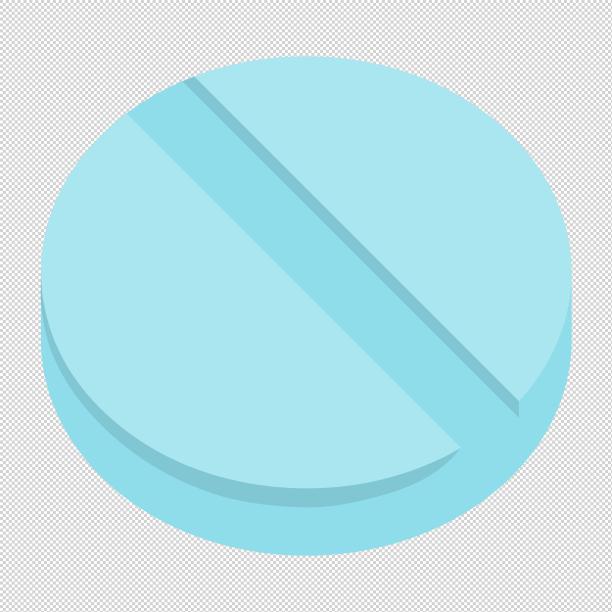 蓝色药片药丸图片下载