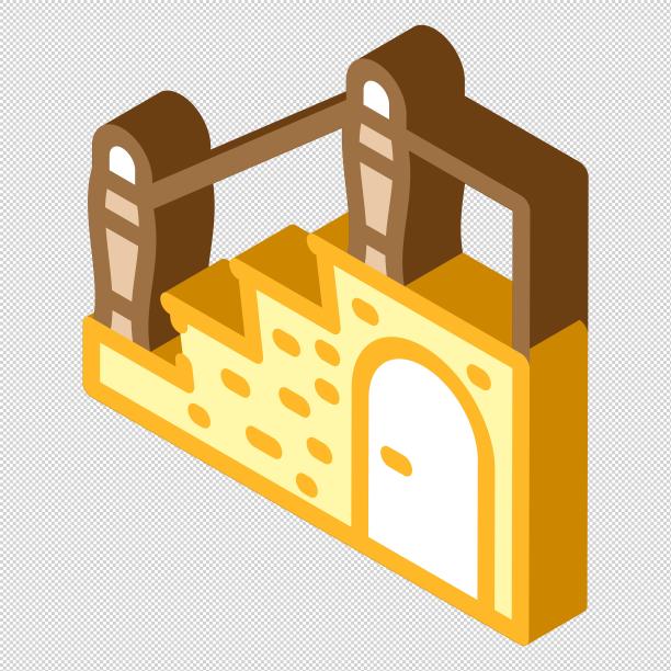 立体台阶扶手楼梯门图片下载