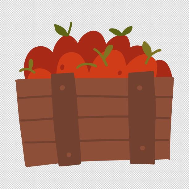 木箱苹果水果图片下载