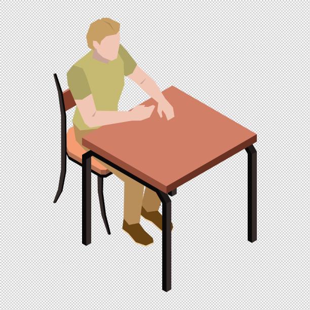 男人餐桌餐椅图片下载