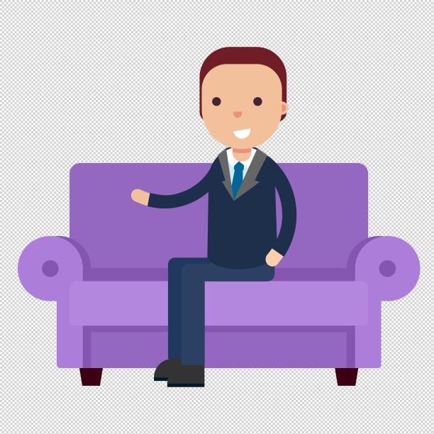 男人商务沙发图片下载