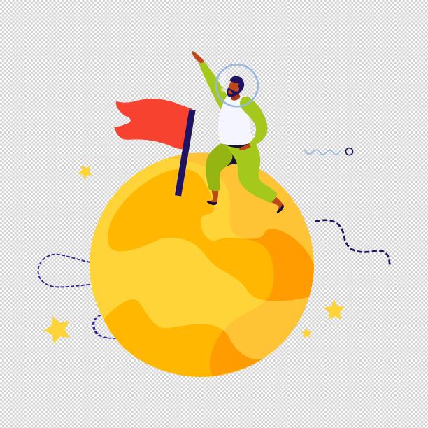 男人星球红旗图片下载