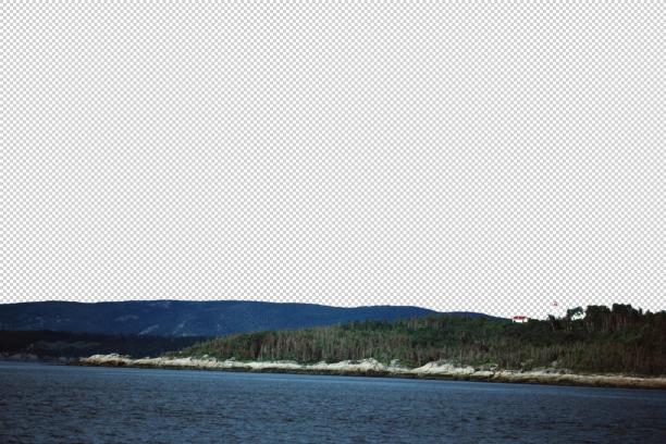 平静的海岸和天空图片下载