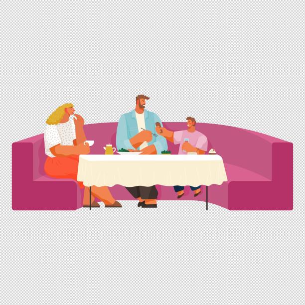 沙发一家三口蔬菜图片下载