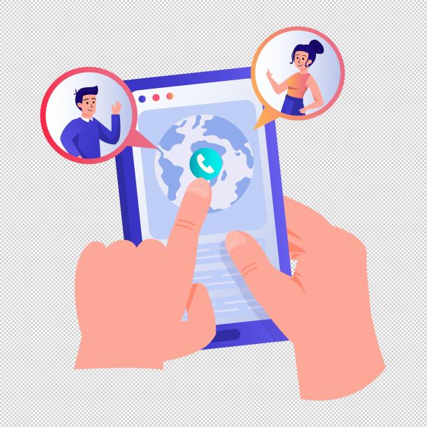 手点击手机通话图片下载