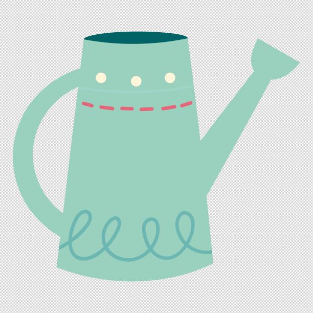 水壶花洒浇水工具图片下载