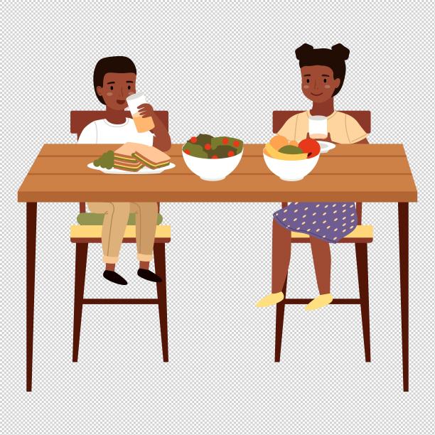 小孩餐桌果汁图片下载