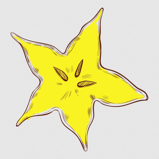 杨桃水果切开图片下载