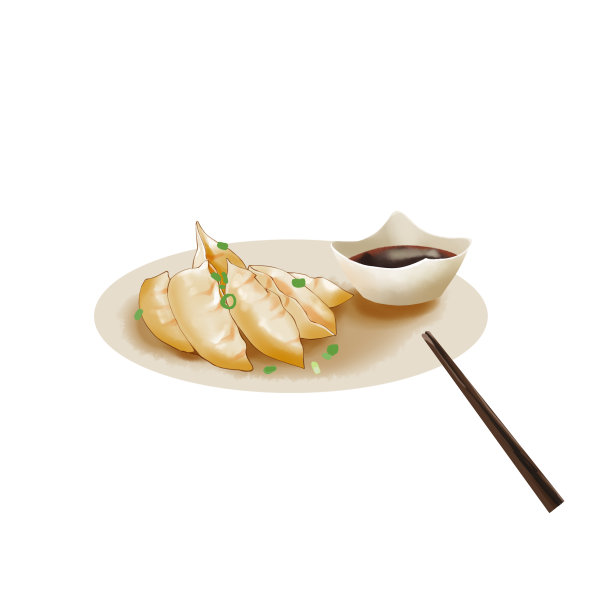 春节美食饺子元素PNG图片下载