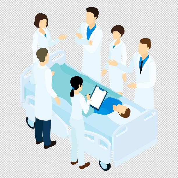 医生男女病床查看图片下载