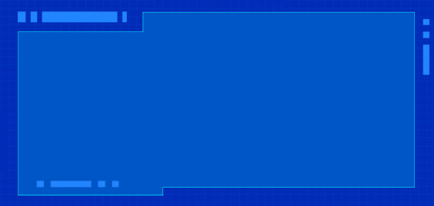蓝色扁平商务科技背景图片下载
