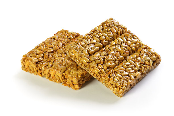 葵花籽在白色背景上易碎图片下载