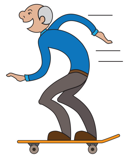 成熟的滑板骑手图片下载