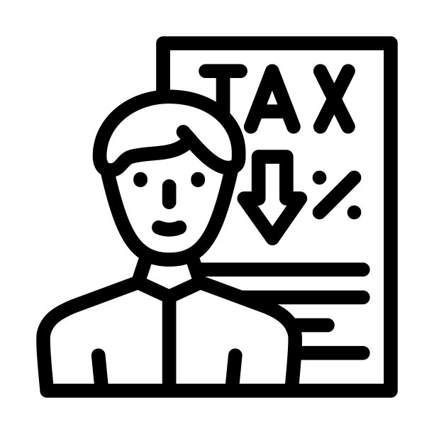 税务咨询热线图标矢量图图片下载