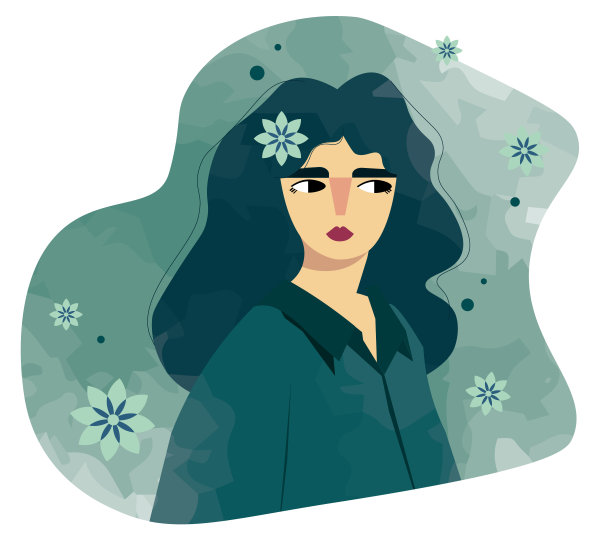 摘要现代女性人面人像艺术流行的背景模板海报卡片。新潮艺术简约背景海报墙艺术印刷。手绘平面风格的插图。集图片下载