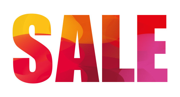 出售。矢量插图与日落暖色。图片下载