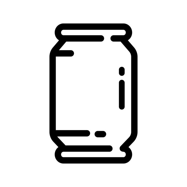 苏打罐可以轮廓矢量图标图片下载