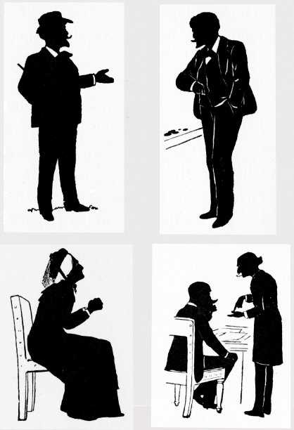 商人轮廓图片下载