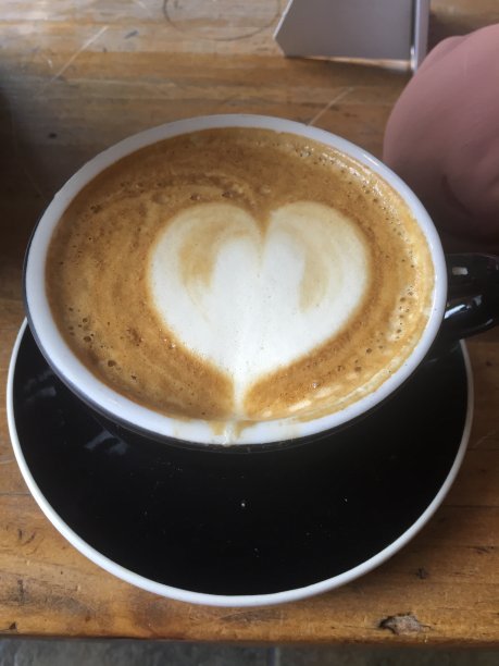 拿铁咖啡艺术图片下载